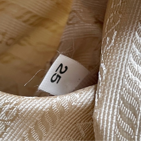 Prada white nylon camel brown leather embossed logo shoulder hobo bag - Picture 15 of 15